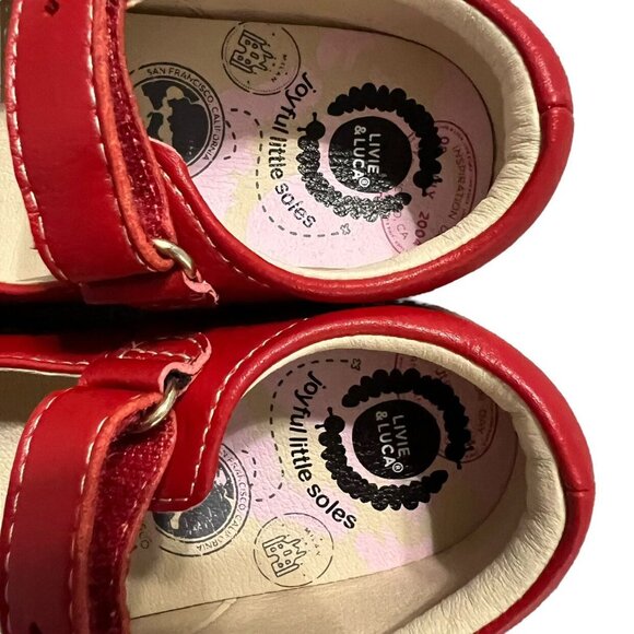 NEW Livie & Luca Sz 8 Red Libra Mary Jane Shoes - Picture 5 of 9